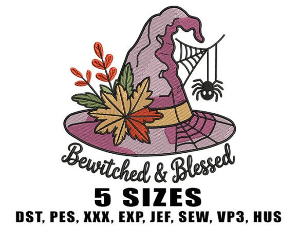 Autumn Flower Witch Embroidery Design Review
