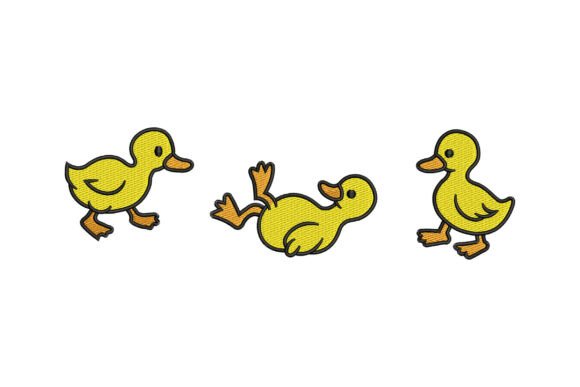 Baby Duckling Embroidery Review for Apparel Design