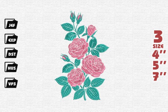 Classic Floral Roses Embroidery Review for Seasonal Projects