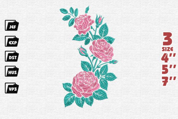 Classic Rose Bloom Embroidery Review