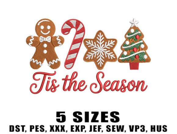 Cute Christmas Cookies Embroidery Design Review