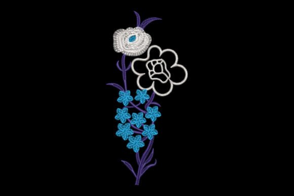 Elegant Blooming Stem Embroidery Review