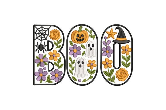Floral Boo Ghost Embroidery Review for Personalized Gifts