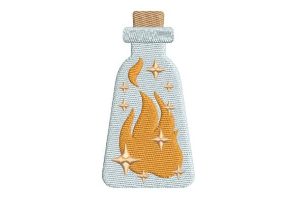 Magic Potion Embroidery for Fire Power Sweatshirts