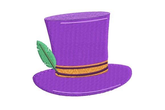 Magical Purple Top Hat Embroidery Review