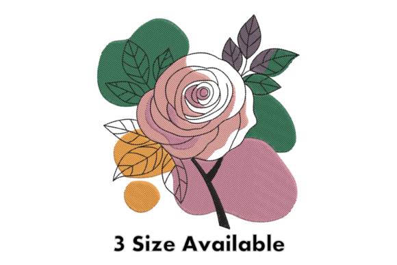 Modern Rose Floral Embroidery Design Review