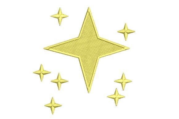 Sparkling Golden Stars Embroidery Design Review