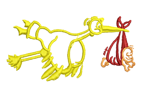 Stork Delivery Embroidery Design Review